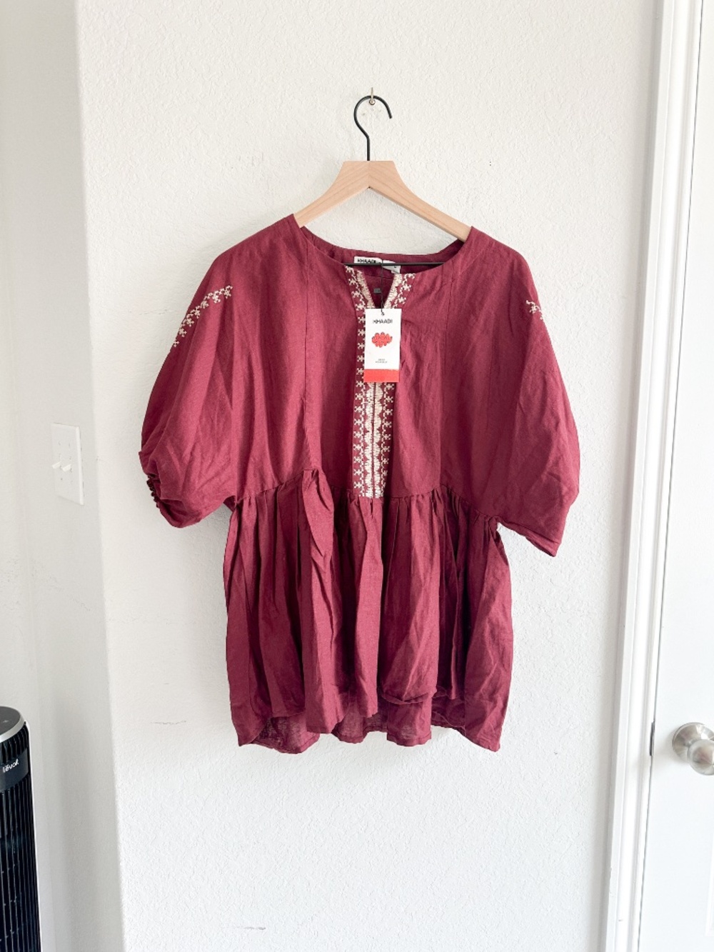 NWT Khaadi Embroidered Peplum Tunic size M / UK 14 / US 10